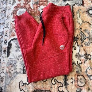 Hollister Heathered Red Sweatpants Small